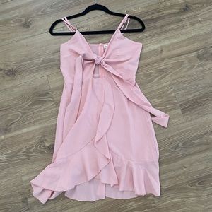 Tie front dress